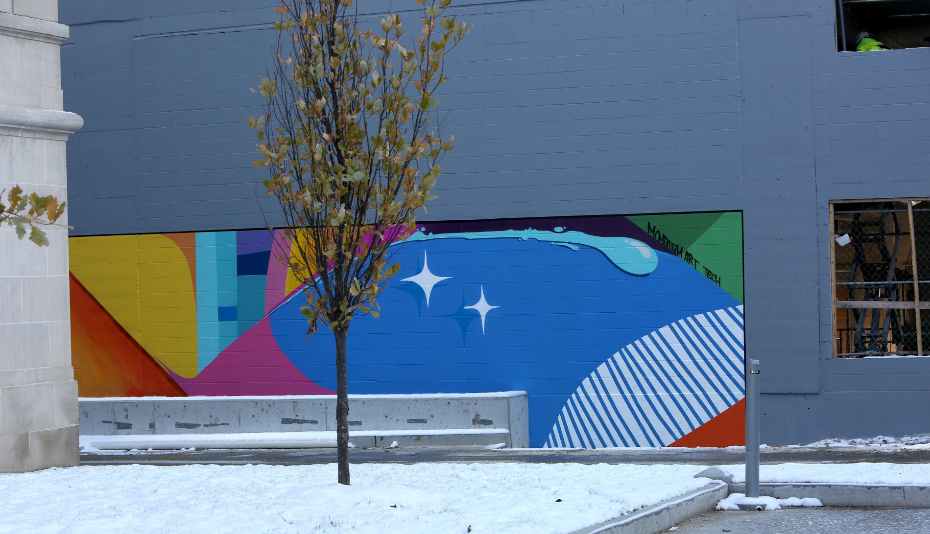 Wilson Street Garage mural